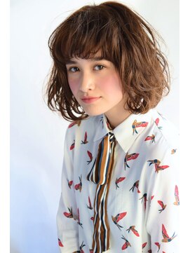 リマ(RIMA) 【RIMA】HARUKI 外国人風☆Bob×パーマstyle＊