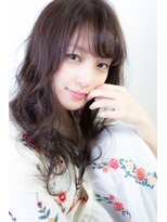 アンジェリーク(ANGELIQUE)&nbsp;アッシュグレーでゆるふわスタイル