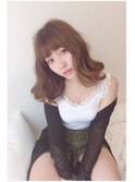 【MUSE】大人バレイヤージュセミディデジタルパーマ