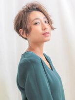 ジーテ(gite)&nbsp;かきあげバング　大人ショートヘア「横浜/髪質改善/縮毛矯正」