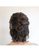 ビーチ 宮原店(Beach)&nbsp;お客様スタイル　ハーフアップ