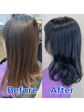 リーオオサカ(Lee Osaka) 【Lee大阪店】就活は！キラ艶☆ブルーBLACK/新出奈津樹