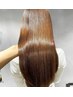 【本質的なヘアケアを】髪質改善Xトリートメント+ゼロテクケアカラー ¥15950