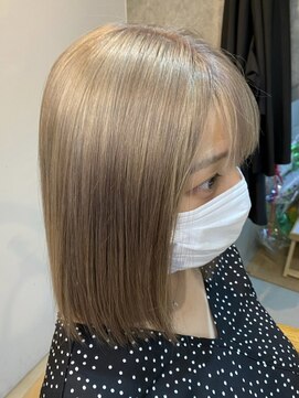 ゲーム 吉祥寺店(GAME) ダブルカラーミルクティーベージュカラーケアブリーチ韓国