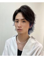 ルーム(Room)&nbsp;ブルーインナーカラー/ウルフ