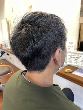 エアーフィール 千里丘店(airfeel) メンズカット 白髪ぼかし
