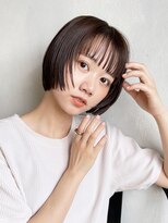 アイティーバイアルバム 松戸店(IT by ALBUM)&nbsp;顔まわりウルフボブ_ショコラアッシュヘルシースタイル_79203