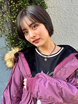 カゼ ダイカンヤマ Kaze DAIKANYAMA ナチュラルショートボブ/シースルーバング