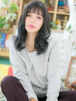 カバーヘアアンドスパ ブリス 浦和(COVER HAIR&SPA bliss)&nbsp;透けバングくせ毛大人巻きバレイヤージュc5浦和20代30代40代