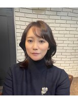 アンティコ (antico)&nbsp;顔周りふんわりくびれボブ