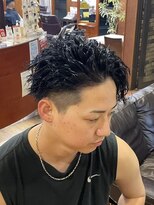 ヘアーパークキューブ&nbsp;ツイストスパイラル×かきあげスタイル
