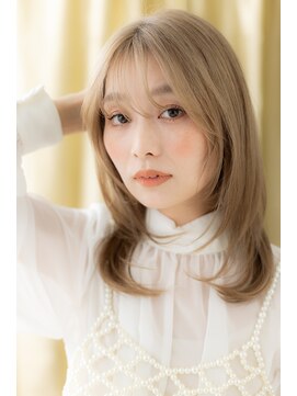 カバーヘアアンドスパ ブリス 浦和(COVER HAIR&SPA bliss) 透明感ダブルカラーくびレイヤーミディアムウルフZ浦和10代20代