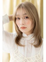 カバーヘアアンドスパ ブリス 浦和(COVER HAIR&SPA bliss) 透明感ダブルカラーくびレイヤーミディアムウルフZ浦和10代20代