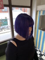バルテイン(Hair Valtein) バイオレットブルーボブ
