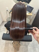 ライフ 忍ケ丘店(Lyfe)&nbsp;ピンクパープル髪質改善カラー_艶髪レイヤーカット_466