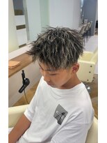 アレス バイ シカ 神戸三宮元町店(ALLES by Cica)&nbsp;ハイライトツイストスパイラルアップバング