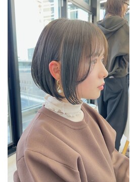 ビューナゴヤ 名駅(VIEW NAGOYA) イメチェン/美髪/ワイドバング/ブルーブラック/ショート