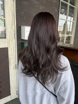 ムード マグ レーベル 南松本(MOOD Mag Label)&nbsp;大人美人艶カラーベージュ小顔カット透明感レイヤーロング