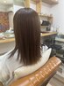 カット+縮毛矯正+髪質改善生トリートメント￥18900→￥15400