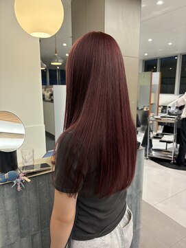 ローレンアオ(LOREN AO) くびれヘア/アプリコットオレンジ/ハイライトカラー/矢場町