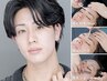 [メンズアイブロウ]眉ワックス+眉パーマ+産毛シェービング11000円→9900円