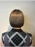 明るめカラー　ミニボブ