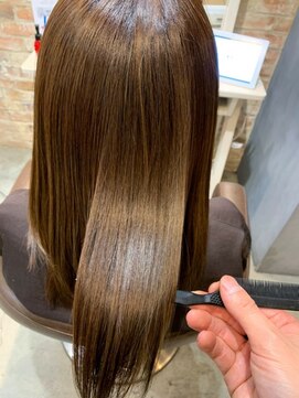 ヘアアンドメイク アース 聖蹟桜ヶ丘店(HAIR&MAKE EARTH) 髪質改善艶髪ストレート