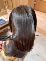 メルク ユニ(merc.uni)&nbsp;縮毛矯正/髪質改善/ストレートロング/艶髪/つや感/フェミニン