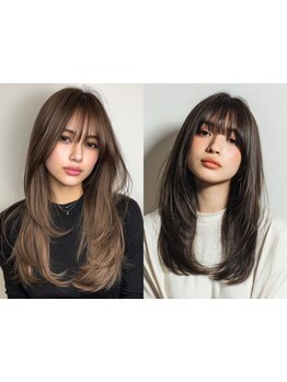 ケア縮毛矯正は髪の負担を抑えて癖毛やうねりのお悩み解消◎憧れのストレートロングもエクステで速攻叶う♪