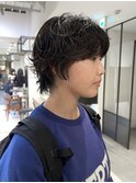 暗めカラー/韓国風巻き/レイヤーカット/髪質改善/縮毛矯正/銀座