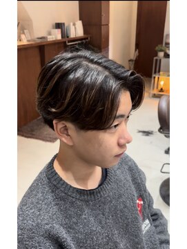 毛流れセンターパート