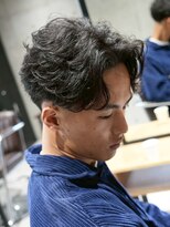 メッツ 原宿(METS)&nbsp;MEN'S/フェザーショート×テーパーフェード/ニュアンスパーマ