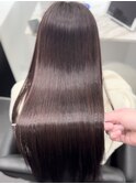ロングヘアー 縮毛矯正 髪質改善 赤坂見附