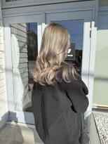 ヴォイスヘアーデザインウル(Voice hair design ulu)&nbsp;ミルクティーベージュ/ブリーチカラー/カット/髪質改善