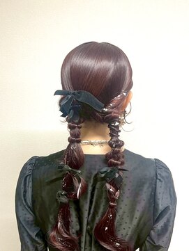 ヒュミ(hymy) 推し活やイベントに♪/ゆるふあ/ヘアメ/韓国ヘア/お呼ばれヘア