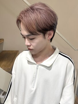 エルパライソ リフォ(Elparaiso Reff) エンドカラー ピンクベージュ×ブラック