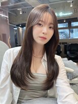 グロー 大宮(GLROW) □大宮韓国髪質改善レイヤーカットブリーチなし縮毛矯正顔まわり