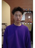 メンズパーマツイストスパイラルパーマ刈り上げ眉毛カット岡山