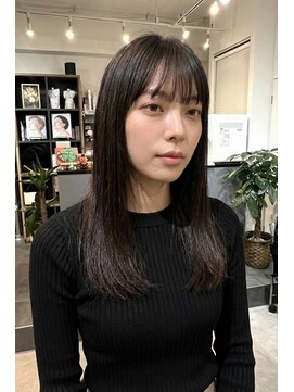 ファーム 大崎店(FAAM) レイヤースタイル×暗髪ナチュラル