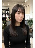 レイヤースタイル×暗髪ナチュラル