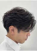 フェザーパーマフェザーショート毛流れセンターパート名古屋栄