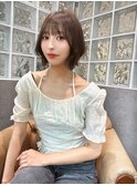 大人可愛いくびれボブ