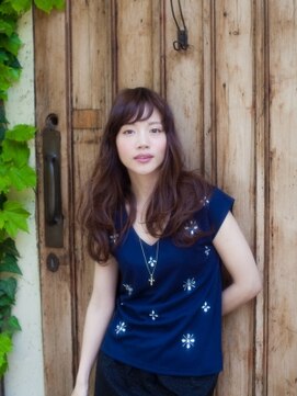 アンシェリ(Ancheri by flammeum) ♪斜めバングのふわモテロング♪【藤沢】