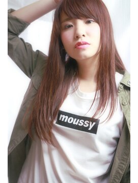 アッシュヘアー ナチュラルスウィングストレート