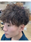メンズスパイラルパーマ