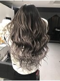 モテ愛されバレイヤージュ風シールエクステ
