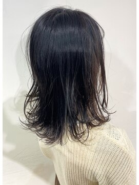 シーン 池袋(scene.) scene.【シーン】【池袋 西口徒歩3分】美髪 ネイビーカラー