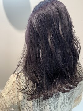 リアン(Lien) Lien☆パープルラベンダー×デザインカラー×ローライト