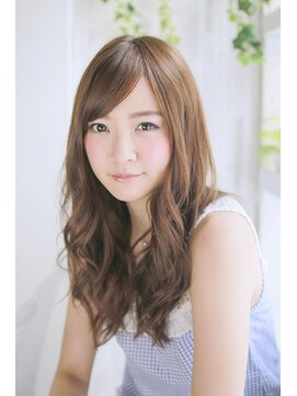 ラグブラン 銀座(Lag.blanc) フェミニンカール&ベージュカラー