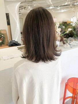 ピシェ ヘア デザイン(Piche hair design) オトナハイライト　外ハネロブ